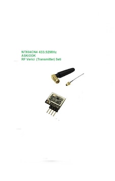 433.92mhz Ask/ook Rf Verici Seti Ntx04cn4-set 433.92mhz Ask/ook Rf Verici Seti Ntx04cn4-set
