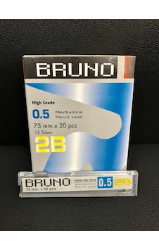 0.5 Kalem Ucu 2B Min Bruno 75Mm 12 Adet