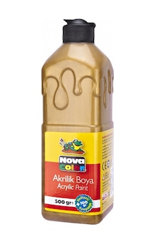 Nova Color Akrilik Boya 500 Ml Altın Nc-670 Nova Color Akrilik Boya 500 Ml Altın Nc-670