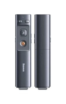 Baseus Orange Dot Kablosuz Sunum Kalemi Lazer , Gri Baseus Orange Dot Kablosuz Sunum Kalemi Lazer , Gri