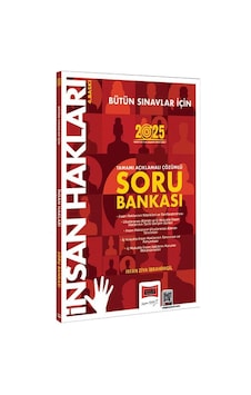 Yargı 2025 Tüm Sınavlar İçin İnsan Hakları Tamamı Açıklamalı Çözümlü Soru Bankası Yargı 2025 Tüm Sınavlar İçin İnsan Hakları Tamamı Açıklamalı Çözümlü Soru Bankası