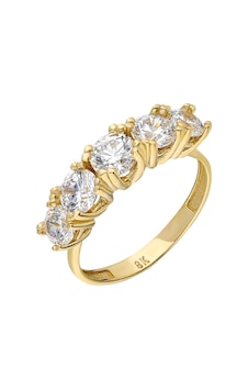 Chavin 5 Taş 2.5 Carat Taşlı 3.5 Gr. Altın Zirkon Yüzük Du36 Chavin 5 Taş 2.5 Carat Taşlı 3.5 Gr. Altın Zirkon Yüzük Du36