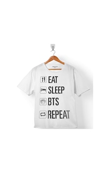 Eat Sleep Bts Repeat Only By Dexta Bangtan Boys Çocuk Tişört 001 Eat Sleep Bts Repeat Only By Dexta Bangtan Boys Çocuk Tişört 001