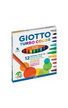 Giotto Turbo Color Keçeli Kalem 12'li Giotto Turbo Color Keçeli Kalem 12'li