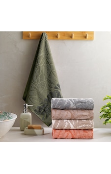 Schafer Home Adore Jakarlı Havlu 70x140 Cm 1 Parça-yeşil Schafer Home Adore Jakarlı Havlu 70x140 Cm 1 Parça-yeşil