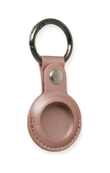 Buğz Airtag Anahtarlık Deri Kılıf - Rose Gold - 100 Buğz Airtag Anahtarlık Deri Kılıf - Rose Gold - 100