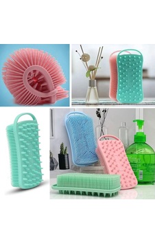 Kendiliğinden Askılı Peeling Ve Masaj Etkili Silikon Banyo Vücut Fırçası 5580 Kendiliğinden Askılı Peeling Ve Masaj Etkili Silikon Banyo Vücut Fırçası 5580