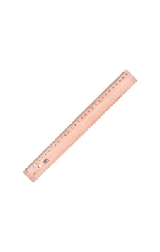 Hatas 30 Cm. Tahta Cetvel 12 Adet