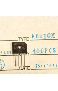 Kbu10m Mıc 10a 1000v Tarak Tipi Köprü Diyot 7 Adet Kbu10m Mıc 10a 1000v Tarak Tipi Köprü Diyot 7 Adet