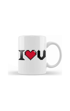 I Love You Video Game Heart 01 Kupa Bardak Porselen Karışık I Love You Video Game Heart 01 Kupa Bardak Porselen Karışık