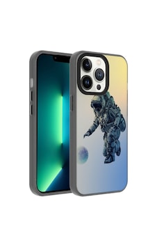 Apple Uyumlu iPhone 13 Pro Kılıf Desenli Zore Dragon Sert Kapak-Astronot Apple Uyumlu iPhone 13 Pro Kılıf Desenli Zore Dragon Sert Kapak-Astronot