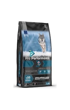 Pro Performance Somonlu Orta ve Büyük Irk Yetişkin Köpek Maması 12 KG Pro Performance Somonlu Orta ve Büyük Irk Yetişkin Köpek Maması 12 KG