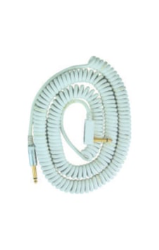 Vox Vcc-90-wl Vintage Coiled Cable Beyaz 9 Metre Spiral Gitar K Vox Vcc-90-wl Vintage Coiled Cable Beyaz 9 Metre Spiral Gitar K
