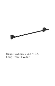 Deppot F1 Mat Siyah Uzun Havluluk A.1715.S Deppot F1 Mat Siyah Uzun Havluluk A.1715.S