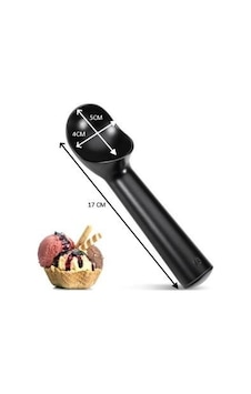 Pastaland Dondurma Kaşığı 17 Cm Siyah Siyah Pastaland Dondurma Kaşığı 17 Cm Siyah Siyah