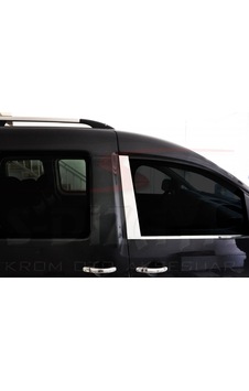 S-Dizayn Volkswagen Caddy Krom Kapı Uyumlu Direği 2 Parça 2004-2015