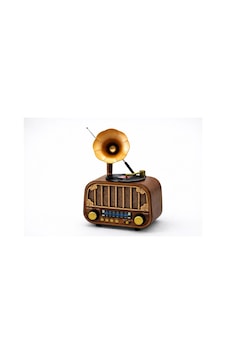 Nostaljik Gramofon Bluetooth Hoparlör Tasarım Dekoratif Radyo Nostaljik Gramofon Bluetooth Hoparlör Tasarım Dekoratif Radyo