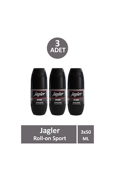 Jagler Sport Erkek Roll-on 50 Ml 3 Adet Jagler Sport Erkek Roll-on 50 Ml 3 Adet