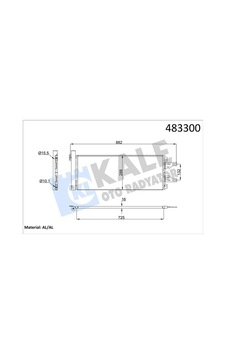 Klima Radyatörü Kondenseri Kale 040abc030 Fiat Ducato Klima Radyatörü Kondenseri Kale 040abc030 Fiat Ducato