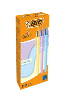 Jel Kalem Çok Renkli Pastel, 0,32 Mm, 12 Adet, Marka: Bic - Ean: 3086123740297 Jel Kalem Çok Renkli Pastel, 0,32 Mm, 12 Adet, Marka: Bic - Ean: 3086123740297