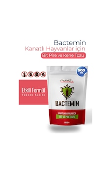 Munich Vet Bactemin Kuşlar Için Bit Pire ve Kene Tozu 500 G
