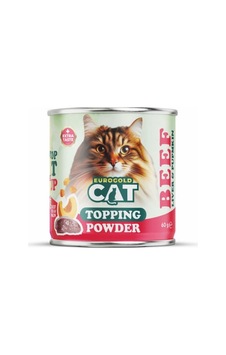 Eurogold Cat Topping Powder Dana Ciğerli Mama Tozu 60 G Eurogold Cat Topping Powder Dana Ciğerli Mama Tozu 60 G