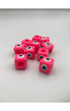 Neon Pembe 2 Cm Kare 10 Adet Neon Pembe 2 Cm Kare 10 Adet