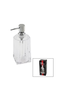 280ml - Uzun Şeffaf - Mika Kristal Sıvı Sabunluk 4835 Siyah 280ml - Uzun Şeffaf - Mika Kristal Sıvı Sabunluk 4835 Siyah