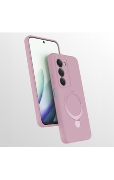 Xiaomi Redmi 15 Kılıf M-safe Şarj Özellikli Standlı Zore Samara Kapak Pembe Xiaomi Redmi 15 Kılıf M-safe Şarj Özellikli Standlı Zore Samara Kapak Pembe