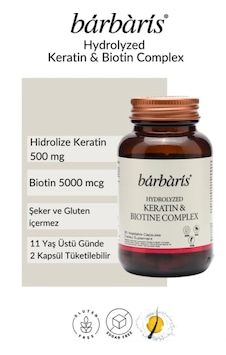 Barbaris Keratin Biotine Complex 60 Kapsül