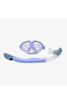 Speedo Sol25002c-swdg Au Dual Lenses Mask With Snrkl Unisex Şnorkel Set Mor