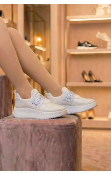 Tw Tonny White Tokyo176-1-112 Taşlı Spor Sneaker Ayakkabı Beyaz