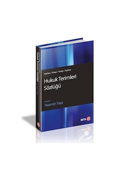 Hukuk Terimleri Sözlüğü - Yasemin Yaşa - Beta Kitap