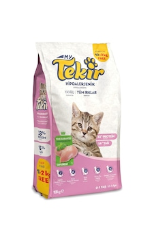 Tekir Yavru Kedi Maması Tavuklu 10+2kg 103 Ivory Tekir Yavru Kedi Maması Tavuklu 10+2kg 103 Ivory