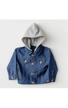 Andywawa Bebek Ceket Jacket Casual Ac25936 İndigo Andywawa Bebek Ceket Jacket Casual Ac25936 İndigo
