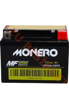 Monero Akü Ytx4l - Bs - Yamaha Bws 100 - Mondial Sfc 113 70 85 Monero Akü Ytx4l - Bs - Yamaha Bws 100 - Mondial Sfc 113 70 85