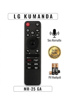 LG Kumanda MR-25 GA Gri Ses Komutlu Pil LG Kumanda MR-25 GA Gri Ses Komutlu Pil