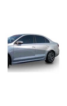 Volkswagen Jetta Uyumlu 2010-2017 Yan Marşpiyel Seti Plastik Parlak Siyah Boyalıdır