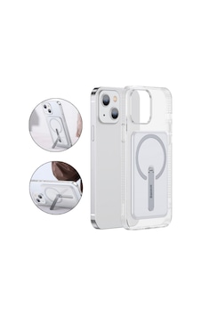 More Tr Baseus Apple Uyumlu iPhone 13 6.1Inç Manyetik Magsafe Standlı Silikon Şeffaf More Tr Baseus Apple Uyumlu iPhone 13 6.1Inç Manyetik Magsafe Standlı Silikon Şeffaf