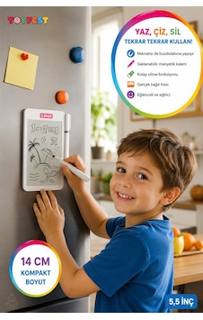 Manyetik Mini Sihirli Yazı Tahtası Silinebilir Lcd Yazı Tableti Mıknatıslı Kalemli 14 Cm Beyaz Manyetik Mini Sihirli Yazı Tahtası Silinebilir Lcd Yazı Tableti Mıknatıslı Kalemli 14 Cm Beyaz