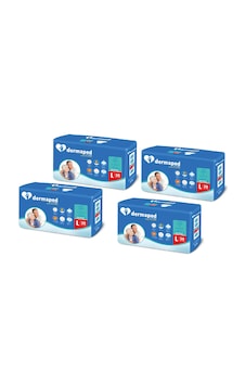 Dermaped Bel Bantlı 120 Adet Large Yetişkin Hasta Bezi 4x30 Dermaped Bel Bantlı 120 Adet Large Yetişkin Hasta Bezi 4x30
