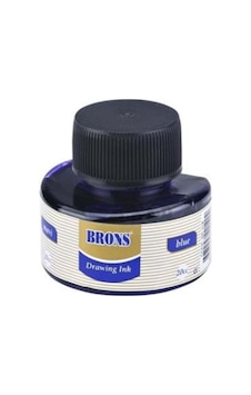 Brons Çini Mürekkebi 20cc Mavi - 2 Adet Diğer Brons Çini Mürekkebi 20cc Mavi - 2 Adet Diğer