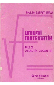 Umumi Matematik Cilt 2 Analitik Geometri Umumi Matematik Cilt 2 Analitik Geometri