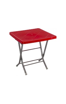 Depootoptan Mandella 80 x 80 CM Katlanır Ayaklı Masa Kırmızı Depootoptan Mandella 80 x 80 CM Katlanır Ayaklı Masa Kırmızı