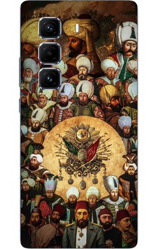 Infinix Hot 50 Pro Plus Uyumlu Osmanlı Padişahları Baskılı Silikon Kılıf Renkli Infinix Hot 50 Pro Plus Uyumlu Osmanlı Padişahları Baskılı Silikon Kılıf Renkli