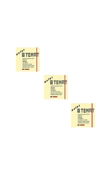 Temat 75 X 75 Mm Pastel Sarı Postit - Yapışkanlı Kağıt 3'Lü Temat 75 X 75 Mm Pastel Sarı Postit - Yapışkanlı Kağıt 3'Lü