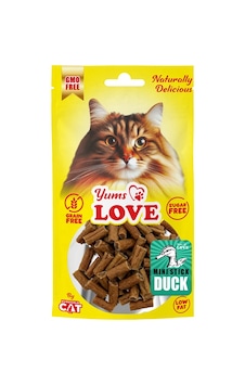 Yums - 430 - Love Kedi Ödülü Mini Çubuk Ördekli 2 Cm - Spt-gld - 50 Gr
