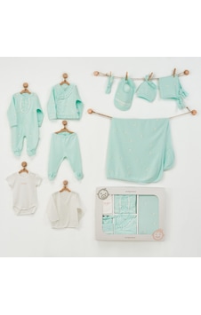 Andywawa Newborn 10'Lu Bebek Hastane Çıkış Set - Ac22801R Mint Andywawa Newborn 10'Lu Bebek Hastane Çıkış Set - Ac22801R Mint