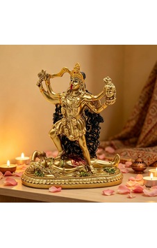 Hindu Tanrıça Kali Heykeli - Hint Tanrısı Dekoratif Antika İdol - Hindistan Zaman Ve Ölüm Tanrıçası Heykelcik Murti Pooja Puja Buda Tapınağı Mandir Dekoru Hindu Tanrıça Kali Heykeli - Hint Tanrısı Dekoratif Antika İdol - Hindistan Zaman Ve Ölüm Tanrıçası Heykelcik Murti Pooja Puja Buda Tapınağı Mandir Dekoru
