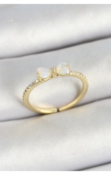Pirinç Fiyonk Figürlü Zirkon Taşlı Gold Renk Kadın Yüzük Ayarlan Renkli 36012195 Pirinç Fiyonk Figürlü Zirkon Taşlı Gold Renk Kadın Yüzük Ayarlan Renkli 36012195